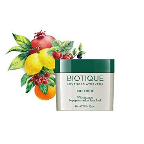 Biotique Bio Fruit Whitening And Depigmentation Tan Removal Face