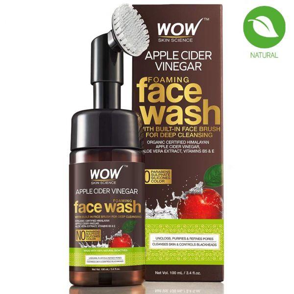 WOW Skin Science Apple Cider Vinegar Foam Face Wash 100ml