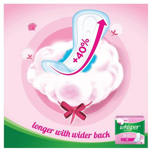 Whisper ultra sale soft xl plus
