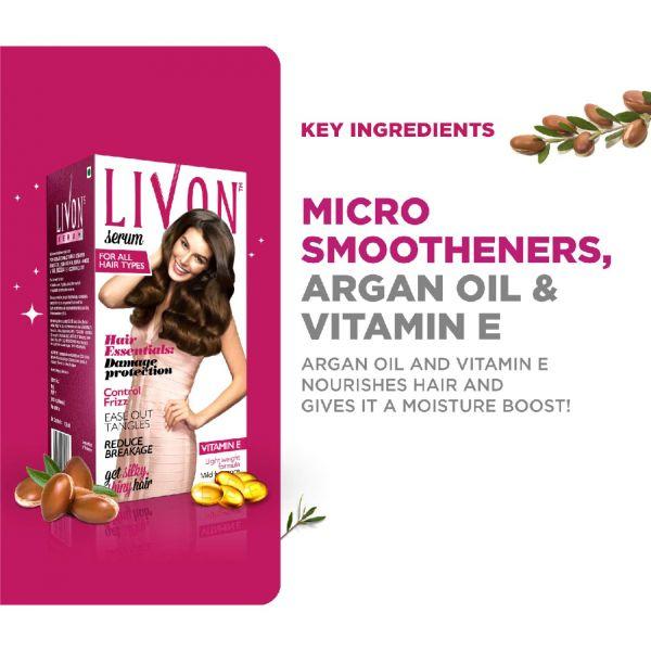 Livon Hair Serum With Vitamin E : Review - High On Gloss