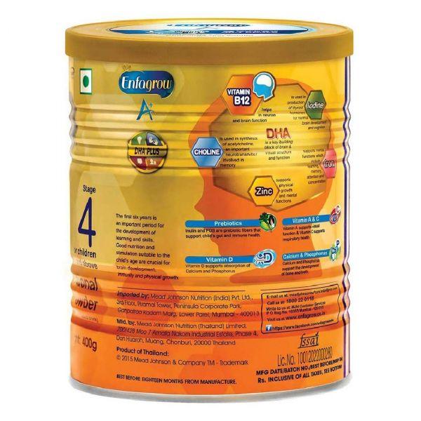 Enfagrow a+ shop 3 nutrition facts