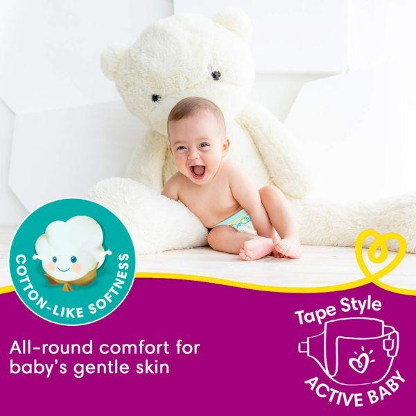 Pampers new baby diapers 72 2025