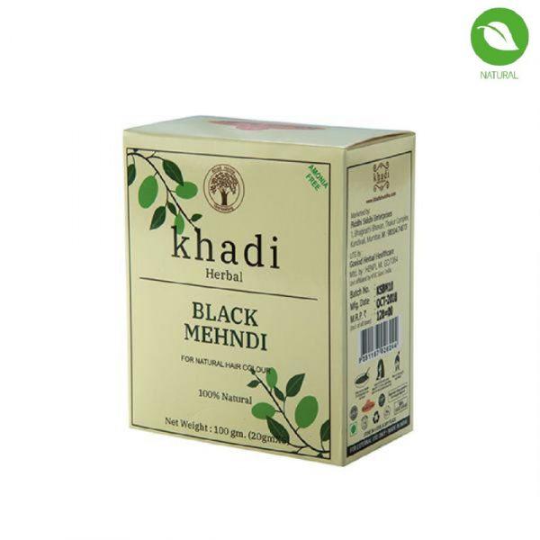 Khadi Herbal Black Mehndi, For Personal, Packaging Size: 100 Gm at Rs  60/pack in Faridabad