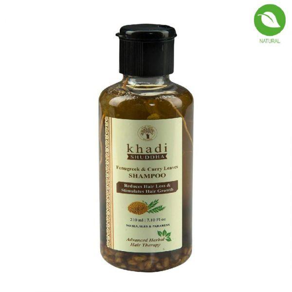 Khadi Fenugreek Curry Leaves Shampoo 210ml