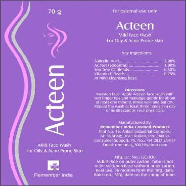 Acteen hotsell face wash