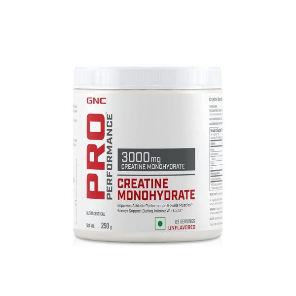 GNC Pro Performance 3000mg Creatine Monohydrate, 250gm