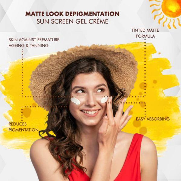 VLCC Matte Look SPF 30 Sun Screen Gel, 100gm