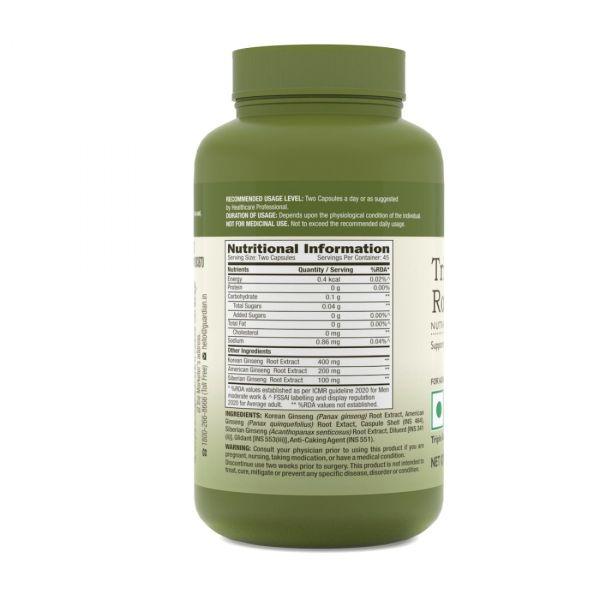 GNC Herbal Plus Triple Ginseng, 90caps