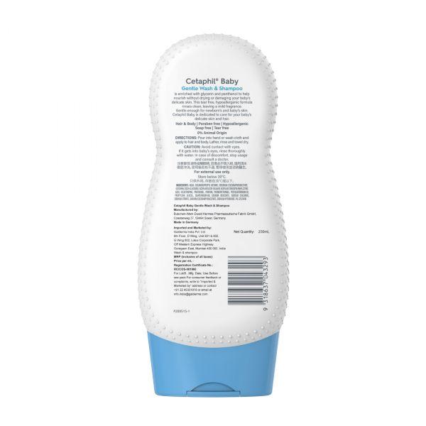 Cetaphil Baby Gentle Wash & Shampoo, 230ml