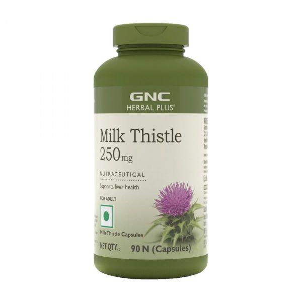 GNC Herbal Plus Milk Thistle, 90caps