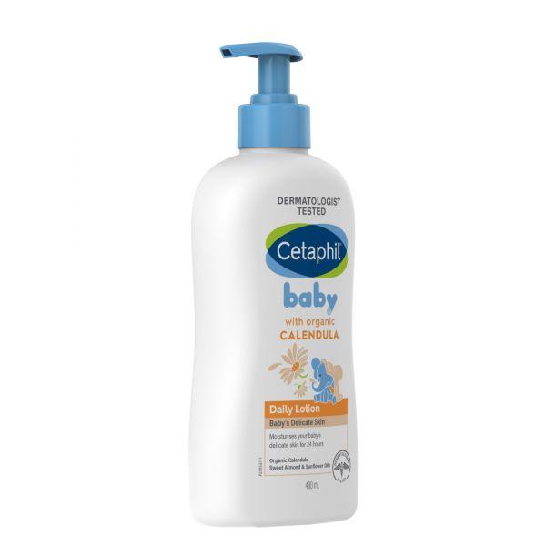 Cetaphil Baby Daily Lotion (Organic-Calendula), 400ml