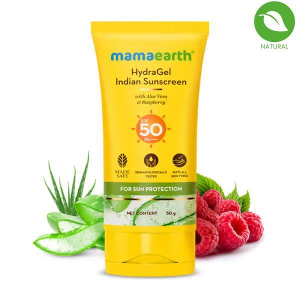 Mamaearth HydraGel Indian Sunscreen SPF 50, 50gm