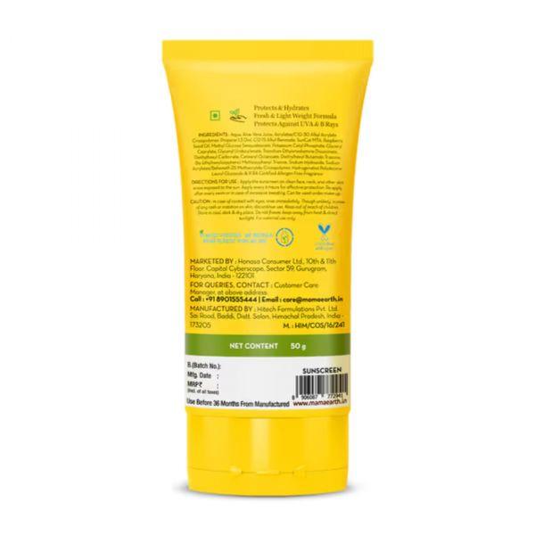 Mamaearth HydraGel Indian Sunscreen SPF 50, 50gm