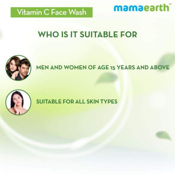 Mamaearth Vitamin C Face Wash, 100ml