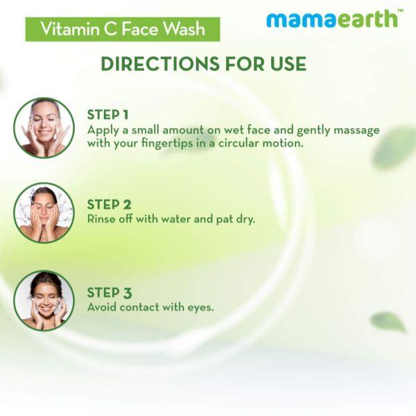 Mamaearth Vitamin C Face Wash, 100ml