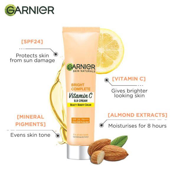 Garnier Bright Complete Vitamin C BB Cream, 18gm