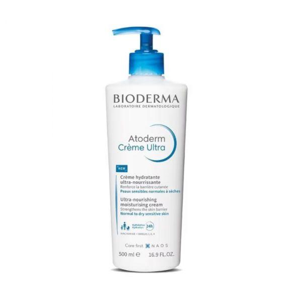 Bioderma Ultra-Nourishing Atoderm Moisturizing Creme, 500ml