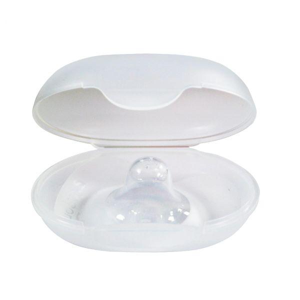 Pigeon Natural Feel Silicone Nipple Shield/Nipple Protector Size 2, 2pcs