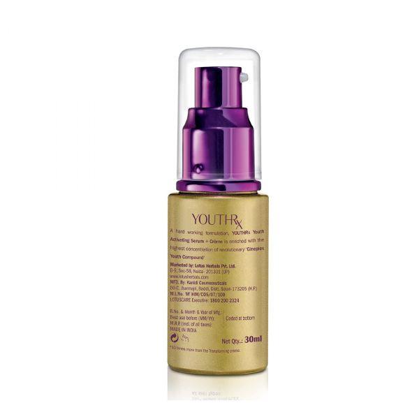 Lotus Herbals YouthRx Youth Activating Serum + Creme, 30ml