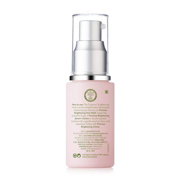 Lotus Organic Precious Brightening Serum+Creme, 30ml