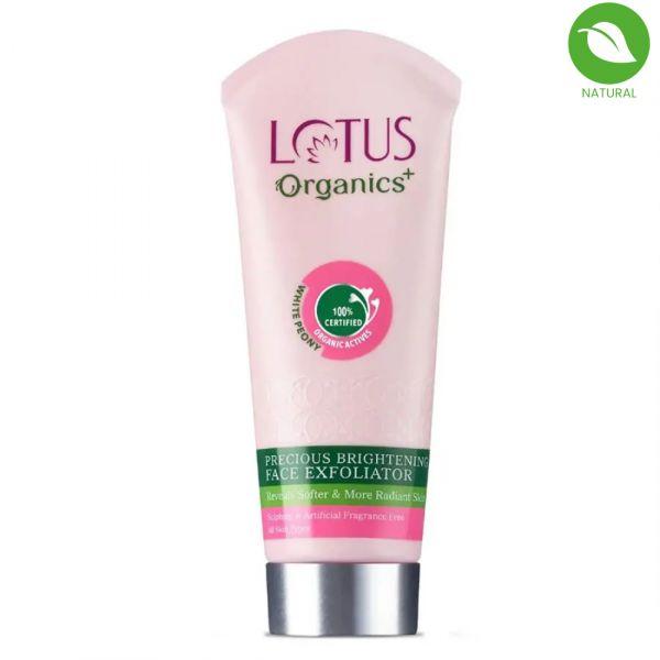 Lotus Organics Precious Brightening Face Exfoliator, 100gm