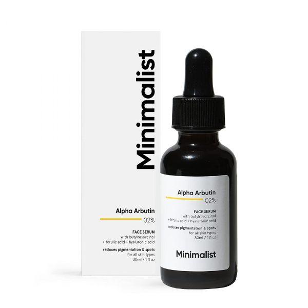 Minimalist 2% Alpha Arbutin Face Serum, 30ml