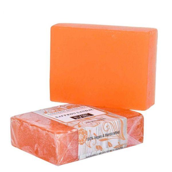 Ivie Handmade Saffron Sandal Soap, 100gm