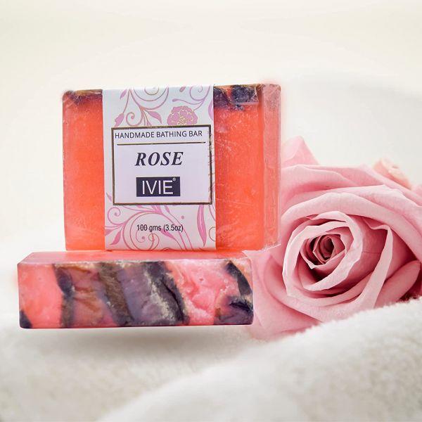 Ivie Handmade Rose Soap, 100gm