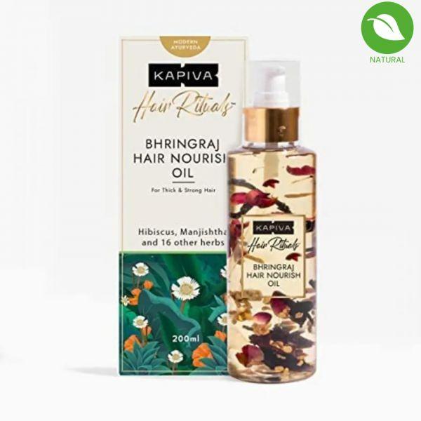 Kapiva Hair Rituals Bhringraj Hair Nourish Oil, 200ml