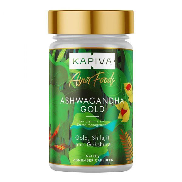 Kapiva Ashwagandha Gold Capsules, 60Caps