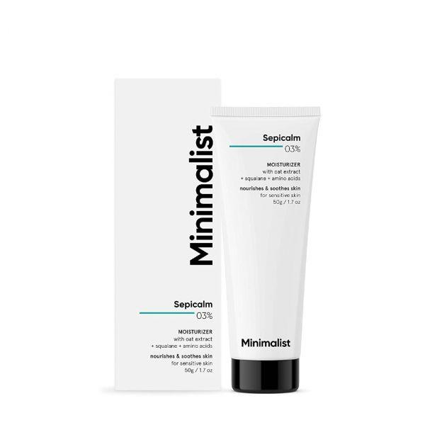 Minimalist 3% Sepicalm + Oats Face Moisturizer, 50ml