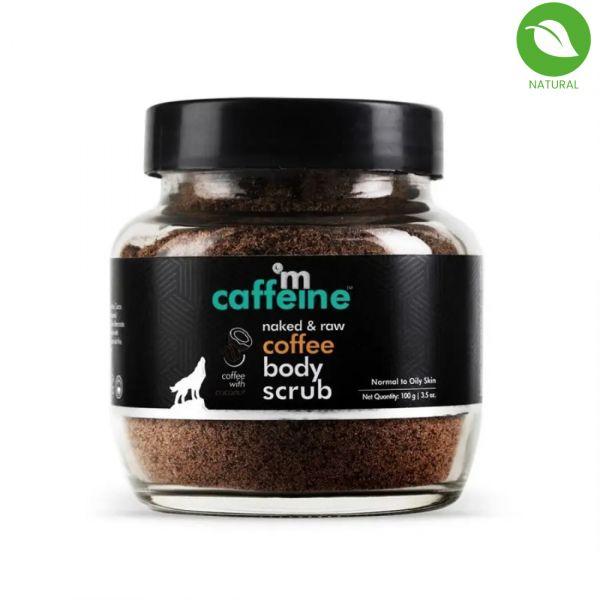 mCaffeine Naked & Raw Coffee Body Scrub, 100gm