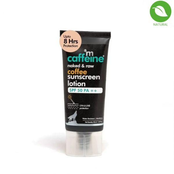 mCaffeine Coffee Sunscreen Lotion SPF 50PA++, 50ml