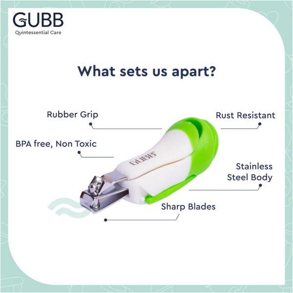 Gubb Nail Clipper With Magnifier, 1pc