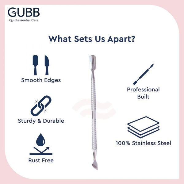 Gubb Nail Pusher And Cuticle Remover, 1pc