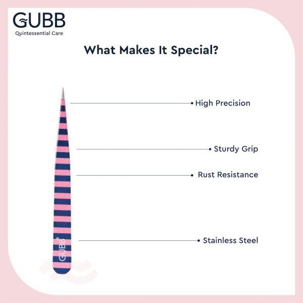 Gubb Tweezer Pointed, 1pc