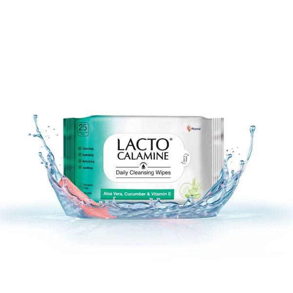 Lacto Calamine Daily Cleansing Wipes, 25pcs