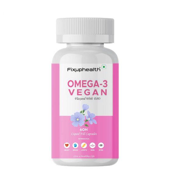 Fixuphealth Omega 3 Vegan Capsules, 60caps