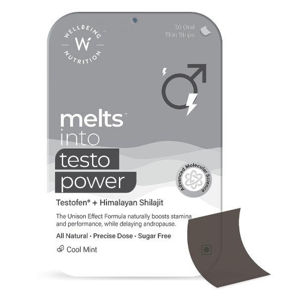 Wellbeing Nutrition Melts Testo Power, 30strips