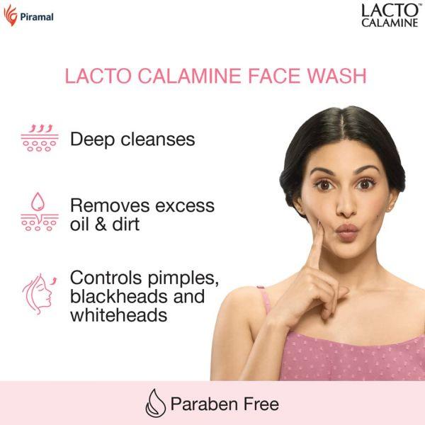 Lacto Calamine Vitamin E Face Wash, 100ml