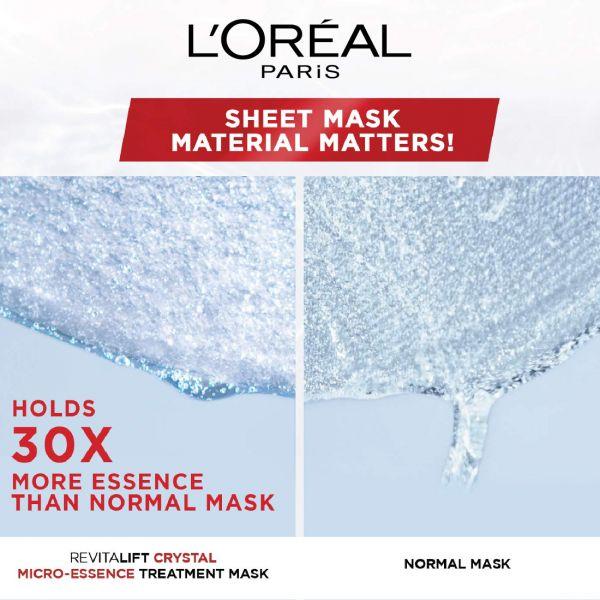 L'Oreal Paris Revitalift Crystal Micro-Essence Sheet Mask, 25gm