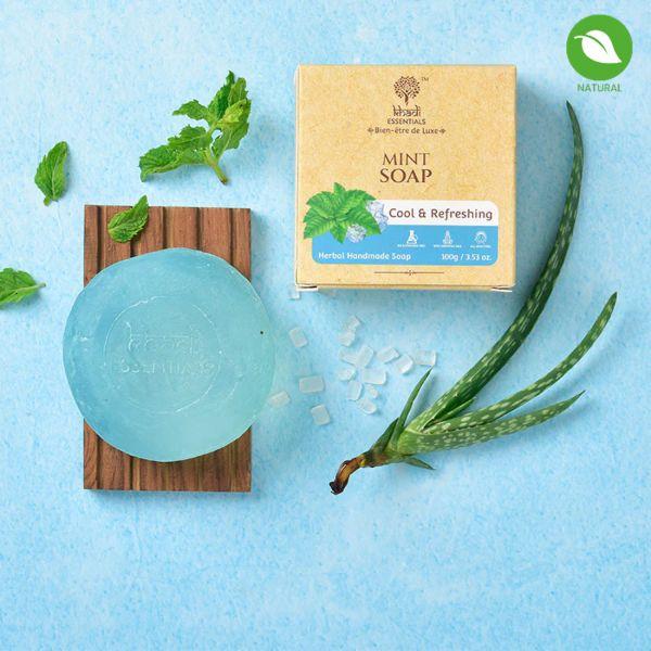 Khadi Essentials Mint Soap, 100gm