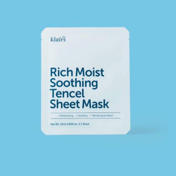 Klairs Rich Moist Soothing Tencel Sheet Mask, 1pc