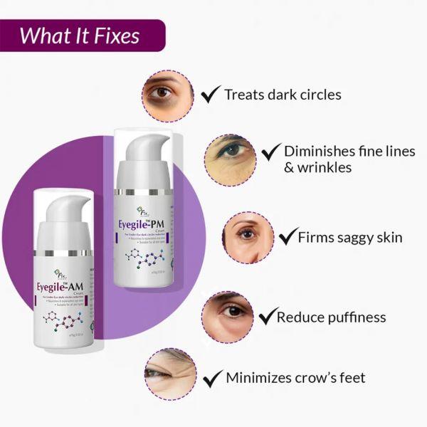 Fixderma Eyegile Day And Night Under Eye Cream, 30gm