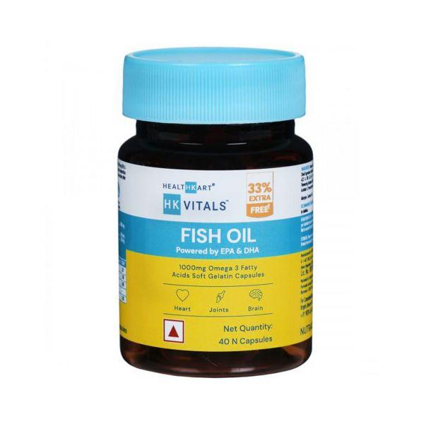 HK Vitals Fish Oil Capsules, 40caps