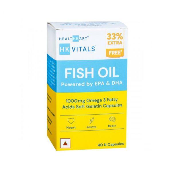 HK Vitals Fish Oil Capsules, 40caps