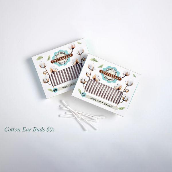 Cottsberry Cotton Ear buds, 60pcs