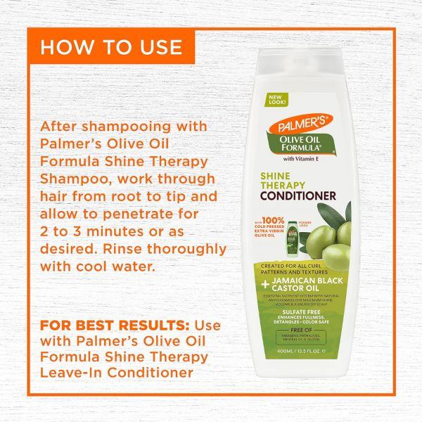 Palmer's Olive Oil Formula Shine Therapy Conditioner, 400ml