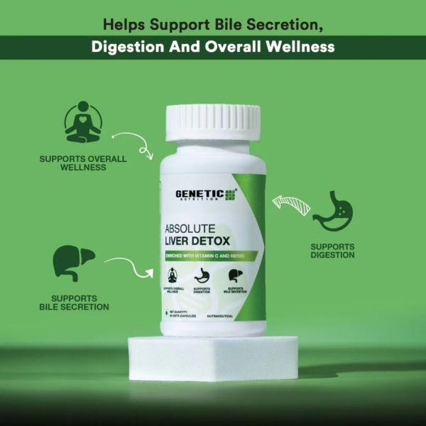 Genetic Nutrition Absolute Liver Detox, 30caps