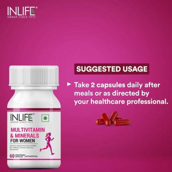 Inlife Multivitamin & Minerals (Women), 60Caps